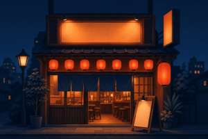 居酒屋の看板の選び方｜夜の集客・赤提灯やネオンと繁華街の注意点